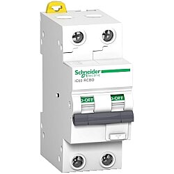 A9D37216 - Acti9 IC60 RCBO 2P 16A 30MA B 10kA A - Schneider Electric