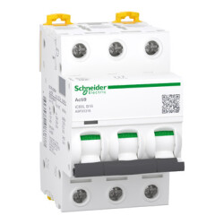 A9F93316 - iC60L 3P 16A B - Schneider Electric