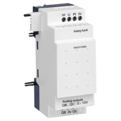 SR3XT43BD - Analog G/Ç Uzatma Modülü - 4 G Ç - 24 V Dc - Zelio Logic İçin - Schneider Electric