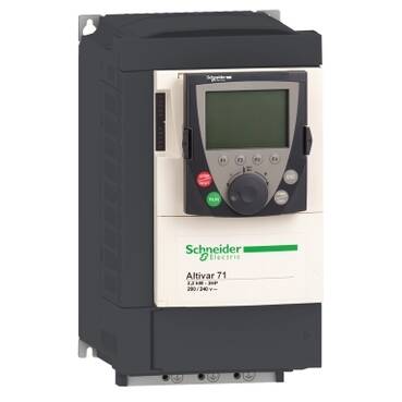 ATV71HU40N4 - variable speed drive ATV71 - 4kW-5HP - 480V - EMC filter-graphic terminal - 1
