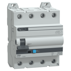 AURAD402503- 4P, 25A, 30MA, A-SI RCCB - Lauritz Knudsen Electrical and Automation