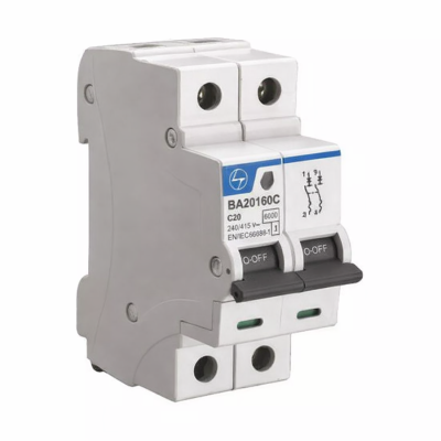 BA20160C-16A, 6kA, C, 2P MCB, Otomatik sigorta - 1