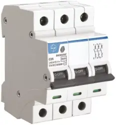 BA30250C-25A, 6kA, C Type, 3PMCB - 1