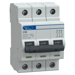 BA30500C-50A, 6kA, C, 3P MCB, Otomatik sigorta - Lauritz Knudsen Electrical and Automation