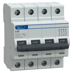 BA40400C-40A, 6kA, C, 4P MCB, Otomatik sigorta - Lauritz Knudsen Electrical and Automation