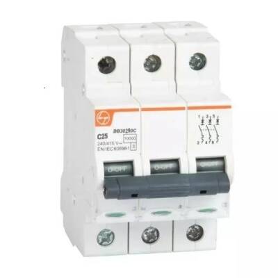 BB30250C-25A,10kA,C Type, 3P MCB - 1
