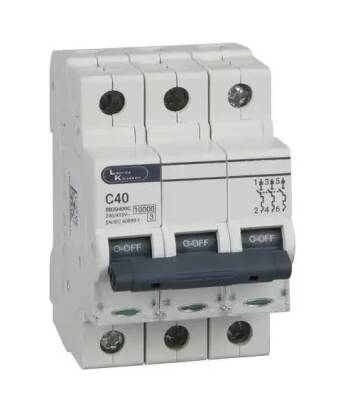 BB30400C-40A, 10kA, C Type, 3P MCB - 1