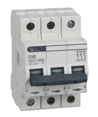 BB30500C-50A,10kA,C Type, 3P MCB - 1