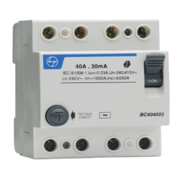 BC404003-4P 40A, 30mA - Lauritz Knudsen Electrical and Automation
