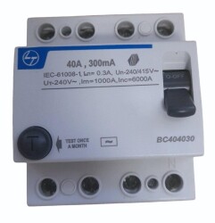 BC404030-4P 40A, 300mA - Lauritz Knudsen Electrical and Automation