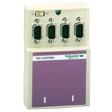 TSXCANTDM4 - Canopen Tap Bağlantı Kutusu - 1 Vidalı Terminal Bloğu Ve 4 Sub-D9 - 1