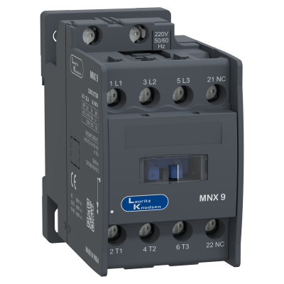 CS94107KOOO - MNX 9A Kontaktör, 3P, 220VAC, 50-60 Hz, 1NK - 1