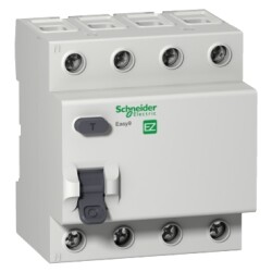 EZ9R05463 - Easy9 Kaçak Akım Rölesi - 4 Kutup 63A 30Ma Ac Tipi 400V - 1