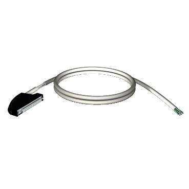 BMXFCW301S - Ekranlı Kablo Seti - 40 Yollu Termnl - Bir Ucunda Çok Uçlu - M340 G/Ç İçin - 3 M - 1