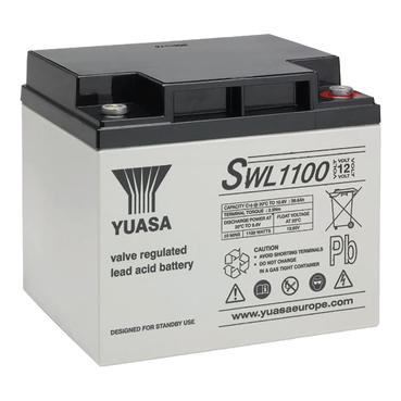 Maintenance-free sealed Lead-Acid battery - 12V - 38 AH 10 years lifespan - 1