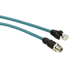 TCSECL1M3M10S2 - Ethernet Connexium Kablosu - M12 Konnektörü - Rj45 Konnektörü - Ip67 - 10 M - 1