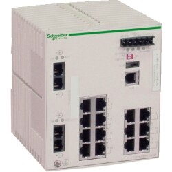 TCSESM163F2CU0 - Ethernet Tcp/Ip Yönetilebilir Switch - Connexium - 14Tx/2Fx - Çoklu Mod - Schneider Electric