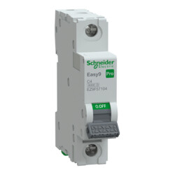 EZ9F57104 - Easy9 Pro 1P C 4A MCB 6000A - Schneider Electric
