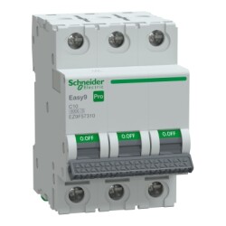 EZ9F57310-Easy9 Pro 3P C 10A MCB 6000A - Schneider Electric