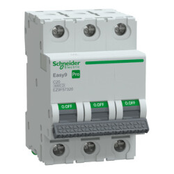 EZ9F57320 - Easy9 Pro 3P C 20A MCB 6000A - Schneider Electric