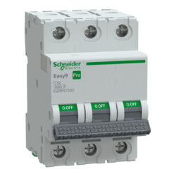 EZ9F57332 - Easy9 Pro 3P C 32A MCB 6000A - Schneider Electric