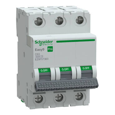 EZ9F57363-Pro Sigorta 3P C Eğrisi 63A 6 kA - 1