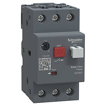 GZ1E07 - EasyPact TVS Motor circuit breaker 1,6-2 - 1
