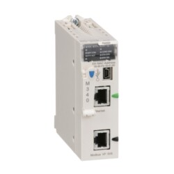 BMXP342020 - İşlemci Modülü M340 - Maks 1024 Dijital + 256 Analog G/Ç - Modbus - Ethernet - 1