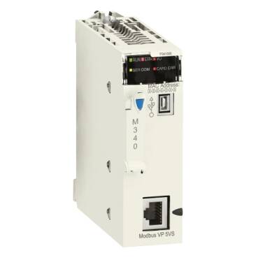 BMXP341000 - İşlemci Modülü M340 - Maks 512 Dijital + 128 Analog G/Ç - Modbus - 1