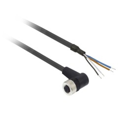 XZCP1241L10 - Kablolu Konnektör M12 4Pın Pur 10M - 1