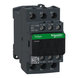 LC1D38BD - TeSys D Kontaktör 38A AC3 24VDC - Schneider Electric