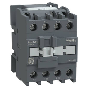 LC1E3801M5 - EasyPact TVS Contactor 3P 1NK 18,5KW 220 - 1