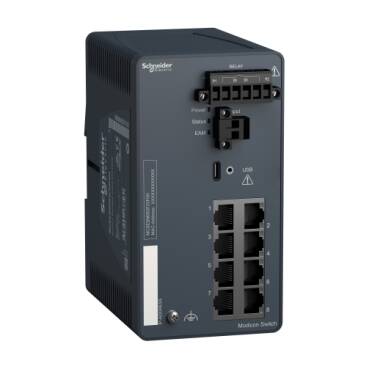 MCSESM083F23F0H - Modicon Yönetilen Anahtar - bakır için 8 bağlantı noktası - Sert - 1