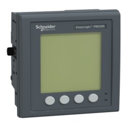 METSEPM2210R - PM2210 Power Meter w/ RJ45 LVCT - PM2210 Enerji Analizörü, LCD POP - Schneider Electric