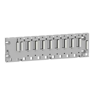 BMXXBP0800H - Sağlamlaştırılmış Raf M340 - 8 Slot - Panel, Plaka Veya Dın Rayı Montajı - 1