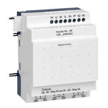 SR3XT141FU - Dijital G/Ç uzatma modülü - 14 G Ç - 100..240 V AC - Zelio Logic için - 1