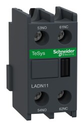 LADN11 - Tesys D - Yardımcı Kontak Bloğu - 1 Na + 1 Nk - Vida Kelepçesi Terminalleri - Schneider Electric
