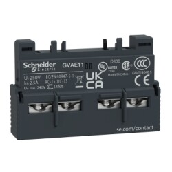 GVAE11 - Tesys Gv3 Yardımcı Kontak Bloğu Önden 1Na1Nk - Schneider Electric