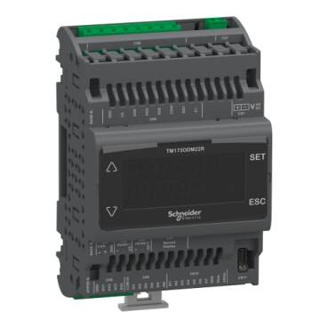 TM173ODM22R - Kontrolör, Modicon M171/M172/M173, optimize edilmiş ekran, 22 IO, 2 RS485 - 1