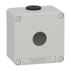 XAPD1201 - EMPTY GREY 1 HOLE CONTROL BOX - Schneider Electric