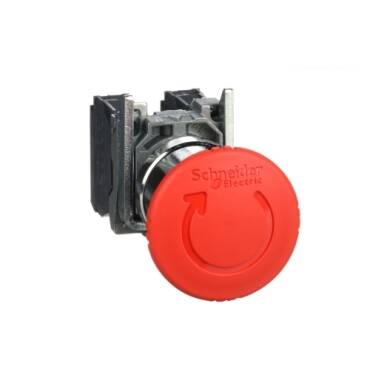 XB4BS8445-Acil stop, 1NA+1NK, metal - 1
