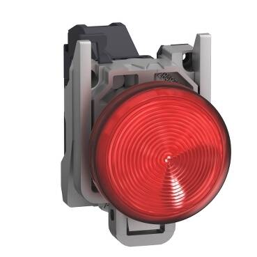 XB4BVBM4GEX-Komple Işıklı Buton, Harmony XB4 - ATEX D, kırmızı, entegre LED, 24...240V - 1
