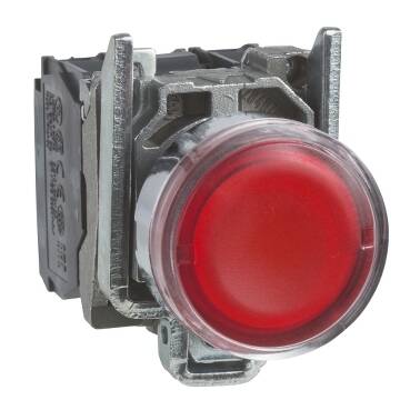 XB4BW3465-Işıklı buton, kırmızı, <250V - 1
