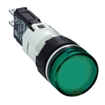 XB6AV3BB-Minyatür 16mm Yeşil daire sinyal lamba - 1