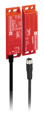 XCSDMP591L01M12-WIDE MAGNETIC SAFETY SWITCH 2NC 1LED PIG - 1