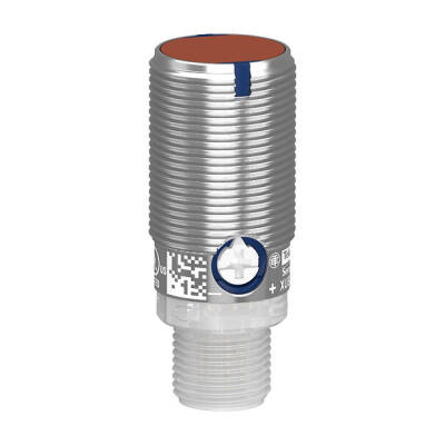 XUB5BPXNM12 - Photoelectric sensors XU, Photo electric Sensor, Cylindrical, Metal, Diffuse long, Smax 1 m, PNP, Connector M12 - 1
