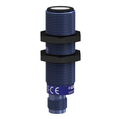 XXS18P1AM12-ULTRASONIC SENSOR CYL M18 SN=1M PLASTIC - 1